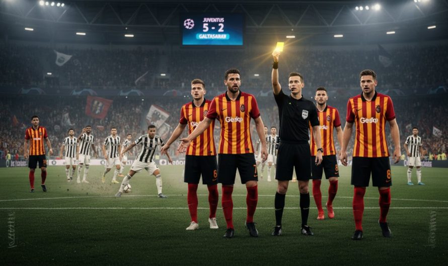 Galatasaray’ın Juventus Maçında Büyüyen Kart Krizi: Dört Oyuncu Tehlikede